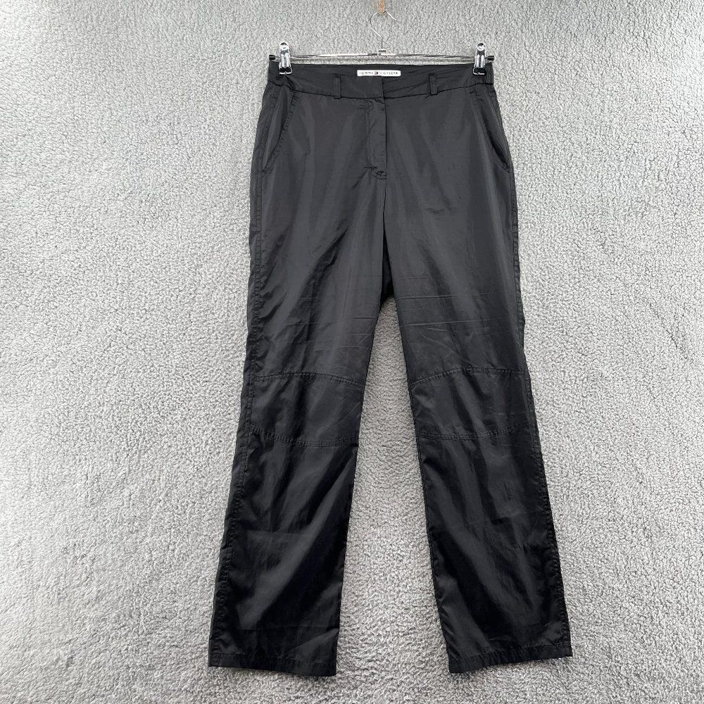 Tommy Hilfiger Black Straight Leg Pants Black Size 8
